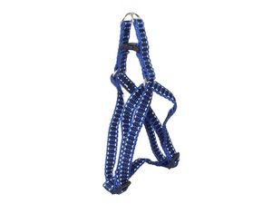 Tatrapet Benny postroj Basic nylon 10 mm x 25 - 40 cm reflexní modrý