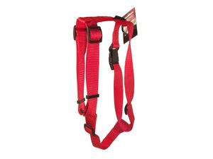 Flamingo postroj pro psa clasic H 25mm 55-80cm nylon červený