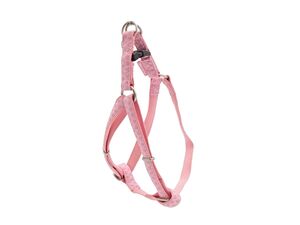 Nayeo postroj Macleather koženkový růžový 15 mm x 35 - 60 cm