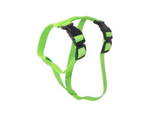 Postroj pro psa clasik H 3 15mm/20-31/26-40cm nylon zelený