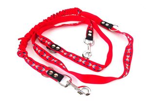 Vodítko přepínací na kolo s gumou průměr 25mm/240-270 cm červemé