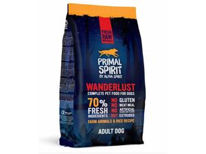 Primal Spirit Dog 70% Wanderlust 1 kg za studena lisované granule kuře,ryby 1.198