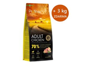 Profine Adult chicken & potatoes 12 kg + 3 kg 13.353 