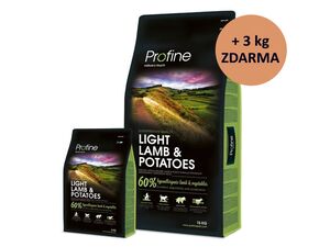 Profine Light lamb & potatoes 15 kg + 3 kg 13.535