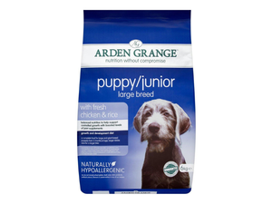 Arden Grange Puppy/Junior Large Breed with fresh Chicken 12 kg + 2 kg zdarma