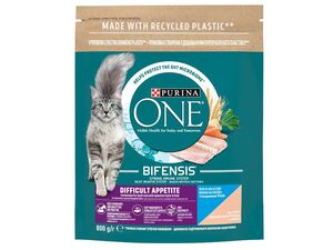 Purina ONE BIFENSIS Difficult Appetite 800 g s treskou a pstruhem