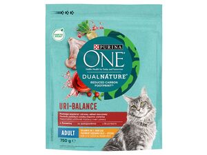 Purina ONE DualNature URI-BALANCE Adult cat 750 g kuře s brusinkami 