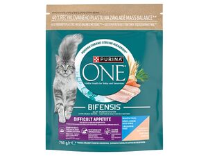 Purina ONE BIFENSIS Difficult Appetite 750 g s treskou a pstruhem