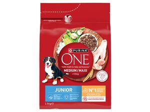 Purina One Medium/maxi Junior dog 2,5 kg kuřecí