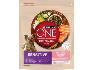 Purina One Mini Sensitive dog 800 g s lososem
