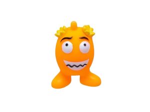 Record hračka pro psa vajíčko vinyl oranžová