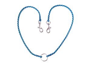 Rozdvojka spirála průměr 4 mm/ 2x30 cm černo-modré