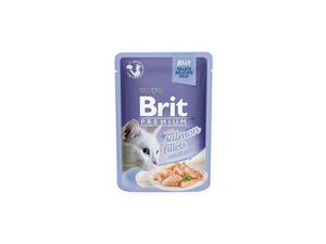 Brit Premium Cat D Fillets in Jelly with Salmon 85g