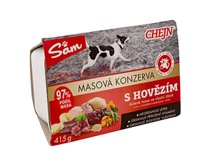 CHEJN - Sam 415 g vanička hovězí