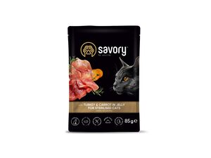 Savoury steril krůta s mrkví 85 g kapsa