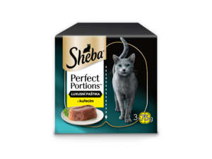Sheba luxusní paštika kuře vanička 6 x 37,5 g
