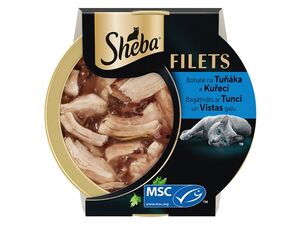 Sheba Filets s kuřecím a tuňákem 60g