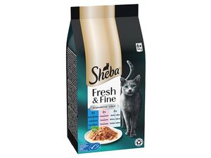 Sheba Fresh & Fine kapsa rybí výběr v želé, 6 x 50 g 