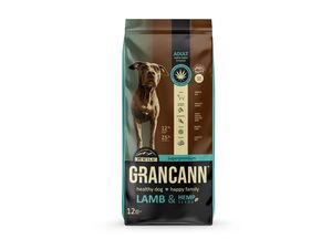 Grancann Lamb & Hemp seeds Adult small & medium breeds - 12 kg s konopným olejem