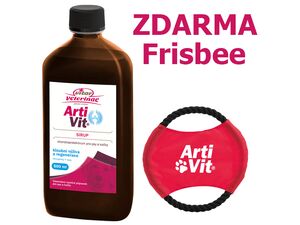 Artivit sirup 500 ml, dárek frisbee