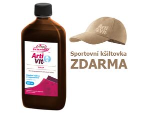 Artivit sirup 500 ml dárek kšiltovka