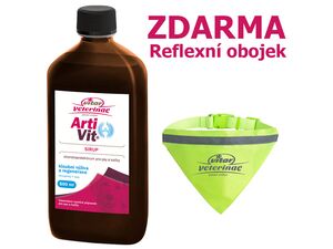 Balíček Artivit sirup 500 ml, dárek obojek se šátkem