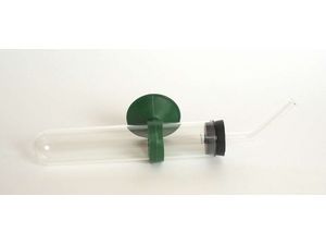 Napaječka sklo s pítkem s 1 přísavkou pro hlodavce 12 cm 19.040