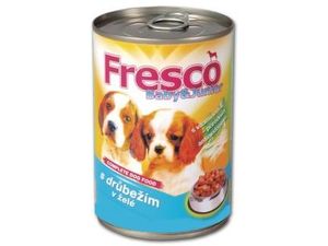 FRESCO dog pro štěně 415g drůbeží v želé 9014
