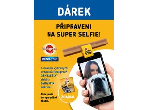 Pedigree Denta SELFIESStix small 7 ks 110 g pes 5 - 10 kg SLEVA