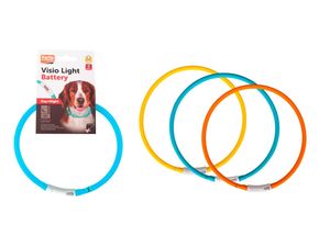 Karlie LED silikonová hadice 20-45cm žlutá