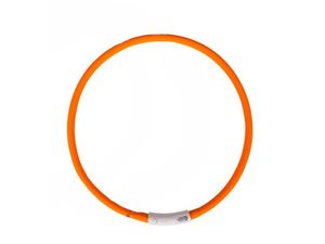 Karlie LED silikonová hadice 20-70cm oranžová