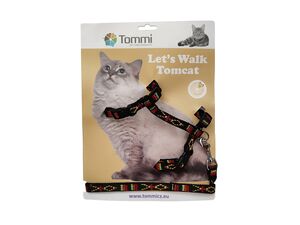 Tommi postroj s vodítkem pro kočku 15 mm x 35 / 45 / 120 cm 3417