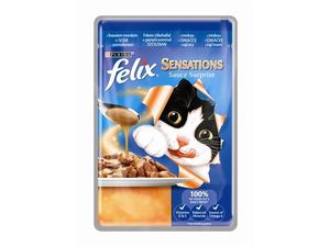 Felix sensations Sauces treska v omáčce s rajčaty 100 g SLEVA 653