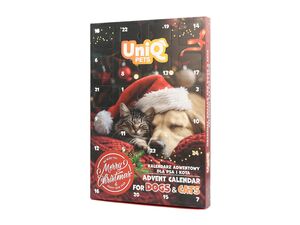 UNIQ PETS adventní kalendář 100 g sušené maso pro psy i kočky 