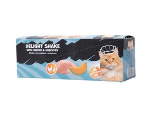 UNIQ PETS ovocný Shake krémový koktejl 6 ks á 60 g  s kuřecím masem a melounem
