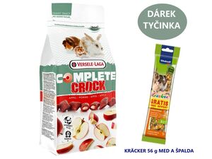 Versele Laga Crock complete Apple 50 g +dárek Vitakraft tyčinka pro hlodavce med/špalda