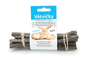 Jabloňové větvičky na okusování 10 ks