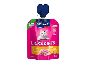 Vitakraft Licks & Bits (60 g) svačinka sýr šunka