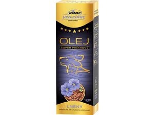 Balíček Vitar Veterinae  2 x Lněný olej 200 ml +dárek fleecová čepice 