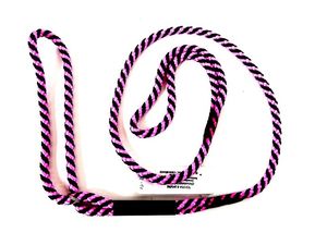 Předváděcí vodítko spirála průměr 8 mm/150 cm černo-růžové