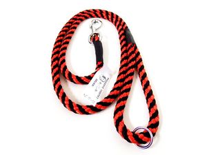 Provazové vodítko spirála průměr 12mm/ 140 cm černo-oranžové