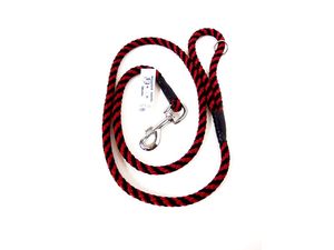 Provazové vodítko spirála průměr 12mm/ 140 cm černo-vínová
