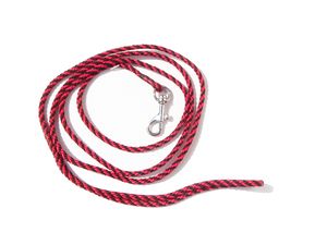 Provazové vodítko spirála průměr 4mm/ 140 cm černo-červené
