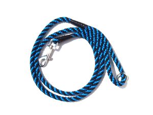 Provazové vodítko průměr 10mm/ 140 cm černo-modré