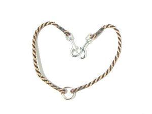 Rozdvojka spirála průměr 6 mm/ 2x30 cm černo-béžová