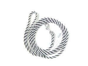Provazové vodítko spirála průměr 6mm/ 140 cm černo-bílé