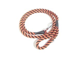 Provazové vodítko spirála průměr 14mm/ 140 cm černo-oranžové