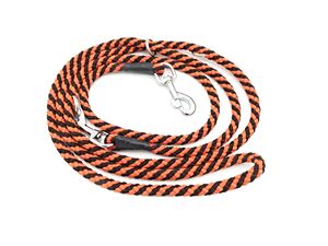Provazové přepínací vodítko spirála průměr 12mm/260 cm černo-oranžové