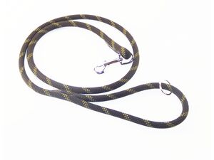 Vodítko lano průměr 10mm/150cm černo-khaki