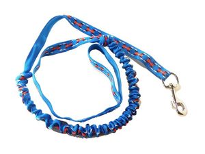 Vodítko na kolo s gumou průměr 25mm/160-190 cm černo-modré